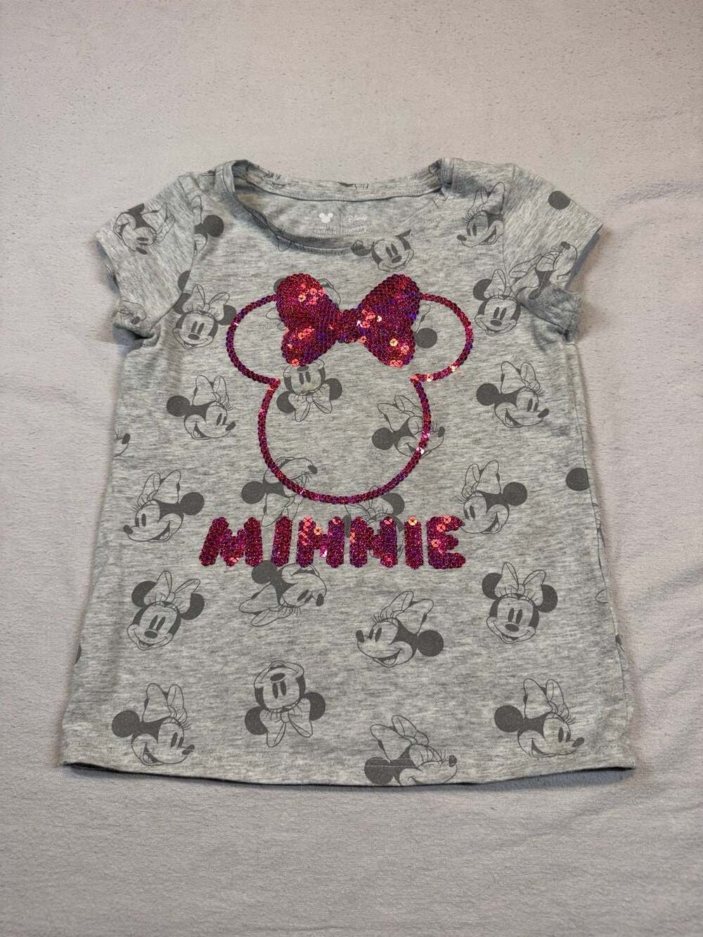 Disney Jumping Beans Minnie Mouse Sequin
T-Shirt Girls Size 4T